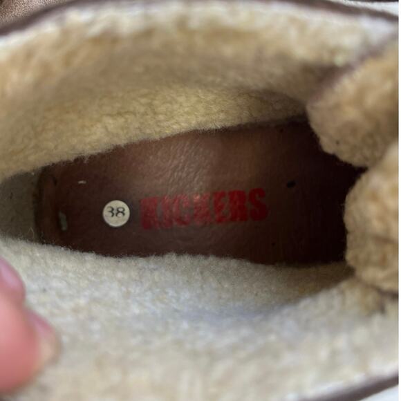 Kickers Suede Kicklegend Unisex Classic Fleece Lined Ankle Boots - Size 38/US7 - Picture 7 of 9